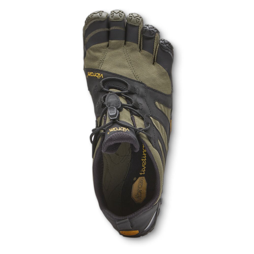 Vibram Five Fingers Womens V-Trail 2.0 - Running Shoes Olive/Black - YMA617509